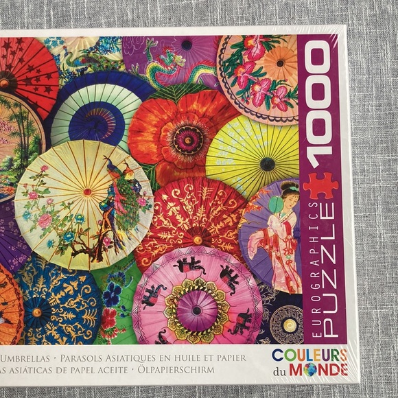 EUROGRAPHICS PUZZLE Colors of the World “Asian Oil-Paper Umbrellas” 1000 pieces - Picture 4 of 7